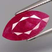 Stylish! 2.92ct marquise cut Burmese Ruby!!!