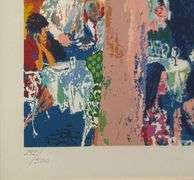 Limited Edition LeRoy Neiman Signed 'Tavern on the Green' Framed