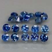 Sparkling 2.02ct diamond grade set of sapphire blue Sapphires!