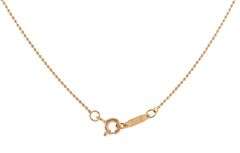 Tiffany & Co. 0.15ctw Diamond Vintage Oval Key Pendant Necklace in 18K