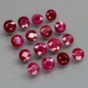 Simply gorgeous set of 12 Rubies weighing 5.30 carats total!
