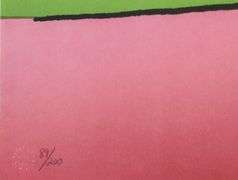 Limited Edition Peter Max 'Umbrella Man I' Signed Serigraph Framed