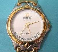 LIKE NEW, MEN'S PAOLO GUCCI WATCH