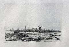 Extremely Rare and Collectible Antique Etching After Rembrandt, c. 1880