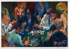 Limited Edition LeRoy Neiman Signed 'International Poker' Framed