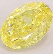Remarkable Platinum 5.05 Carat Certified Fancy Intense Yellow Lab Diamond