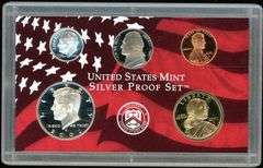 2005 Silver US Proof Set w/out Quarters in Original Holder