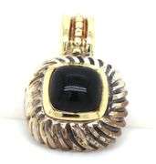 David Yurman black onyx pendant