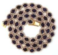 Ravishing Brand new European Direct From Manufacturer 30.00CTW Oval Cabochon-Cut Kyanite & 6.00CTW D