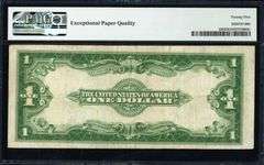 1923 $1 Silver Certificate “Horse Blanket” Fr. 238 Woods/White PMG 25 EPQ Very Fine