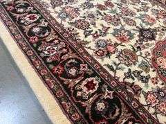 Fine Silk&Wool Tabriz Runner 2.6x12'