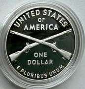2012 W Infantry Soldier Proof Silver Dollar