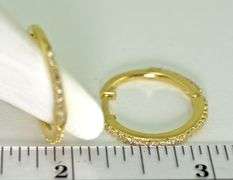 Easy-to-Wear 14K Diamond Hoop Earrings