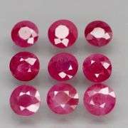 Deep violet red! 3.00 carats of REAL Burmese Rubies!