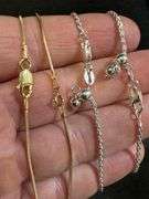 Sterling Silver Italian 925 Layered 4 Piece Chain Set 20", 22", 22" adjustable, 30" adjustable