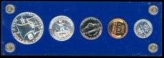 1958 Silver US Proof Set in Capital Plastics Style Holder