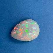 NATURAL OPAL - 14.4 CARATS PEAR CABOCHON CUT