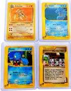4 Pokémon 2002 Trade Cards