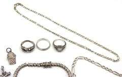 Group lot of Vintage 925 sterling silver mixed jewelry