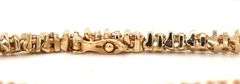 14kt Yellow gold 1ctw diamond tennis bracelet
