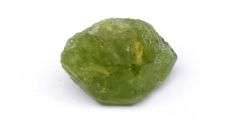 Rare 25.84ct uncut untreated green Grossular Garnet!