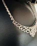 'Beautiful" platinum over 925 non tarnish Sterling silver