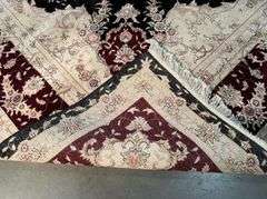 Magnificent Silk &Wool Tabriz Rug 9.6x14