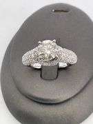 CERTIFIED BRAND NEW 18K WHITE GOLD DIAMOND ENGAGEMENT RING