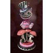 Alice in Wonderland Cat Nutcracker Hand Painted