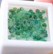 3.74 carats of real round cut Colombian Emeralds!