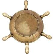 Brass Nautical Wheel Ashtray