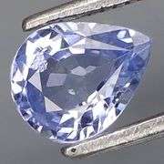 Vivid VS grade .61ct light periwinkle Sapphire!