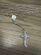 Sterling Silver 925 18" Rosary Necklace