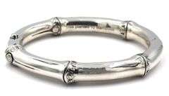 925 Sterling silver John Hardy the planted 10 Bamboos bangle bracelet