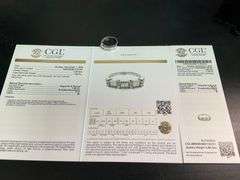 CERTIFIED BRAND NEW 14K WHITE GOLD DIAMOND BAND