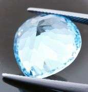 Expertly cut! 16.54ct vibrant Swiss blue Topaz from Brazil!
