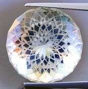 Intricately cut! 24.34ct REAL Imperial Champagne Topaz!
