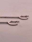 CERTIFIED 14K WHITE GOLD DIAMOND EARRINGS