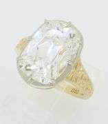 Certified Rare 5.51CT Antique Cushion Cut Diamond Ring