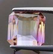 Simply fantastic! 8.64ct custom cut Bolivian Ametrine! Untreated!