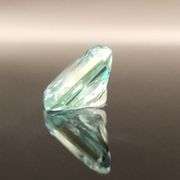 Sparkling 8 Ct Vs1 Mint Green Fire Moissanite Solitaire