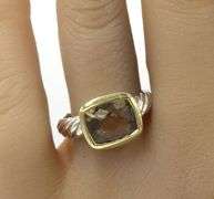 David Yurman Citrine ring in 925 sterling silver