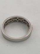 CERTIFIED BRAND NEW WHITE AND ROSE GOLD DIAMOND BAND / RING