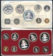 2 Silver Proof Sets from the Bahamas in Original Packaging: 1972 & 1976