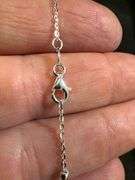 Sterling Silver 925 Italian Rosary 18" Necklace