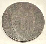1787 New Jersey Cent M 43-d Rarity 1