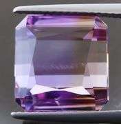 Glittering 11.08ct real Bolivian Ametrine -Untreated!