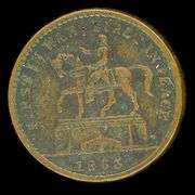 1863 “First In War/First in Peace” Patriotic Civil War Token