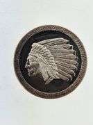 Indian Head Proof Silver World Medal