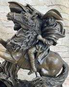 Napoleon Crossing the Alps Bronze Sculpture